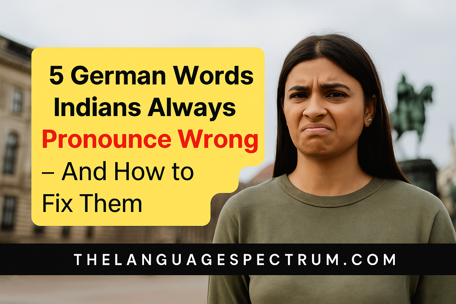 5 German Words Indians Mispronounce