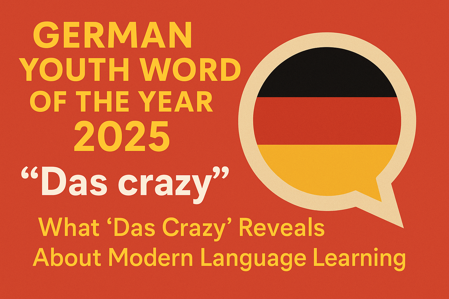 German Youth Word of the Year 2025